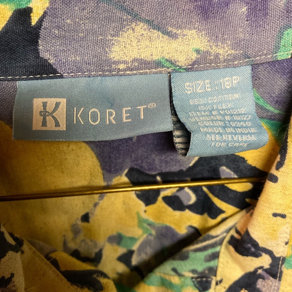 Koret Multicolor Patterned Lightweight Shirt Jack… - image 3